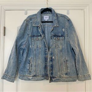 Old Navy Distressed Denim Jacket